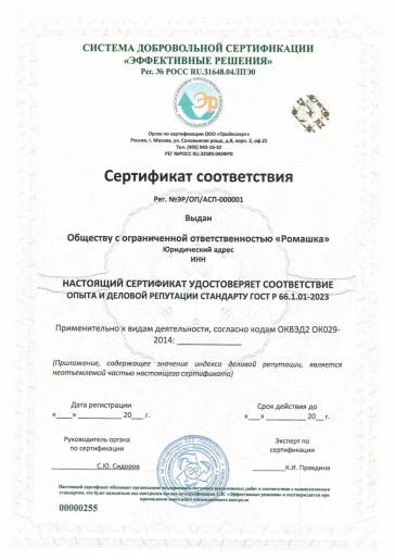 Сертификация ГОСТ Р 66.1.01-2023