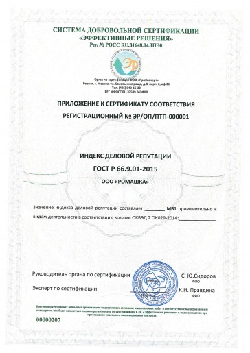 Сертификация ГОСТ Р 66.9.01-2015